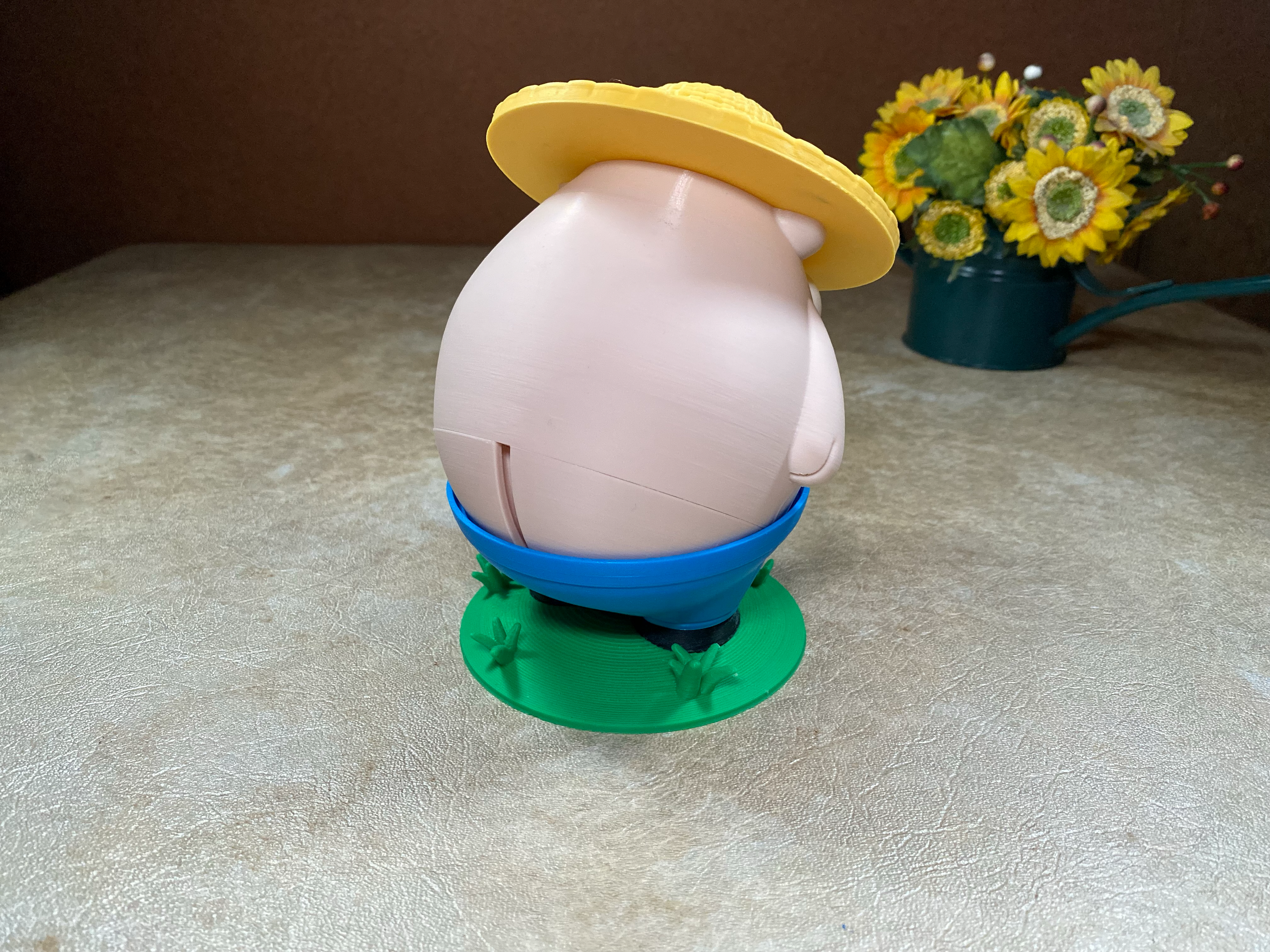 Pig Farmer Surprise Coin Bank